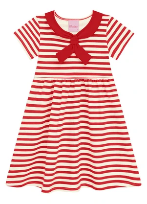 Duduka - Vestido Estampa Rotativa Vermelho - DUDUKA