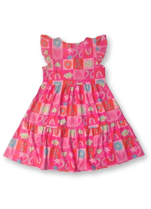 Outlet - Vestido Estampado - OUTLET