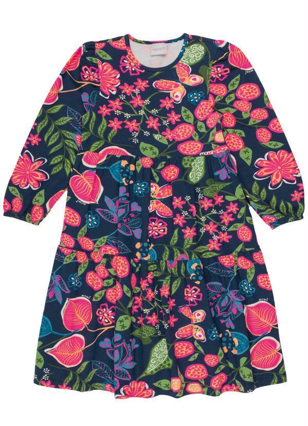 Momi - Vestido Estampado Azul