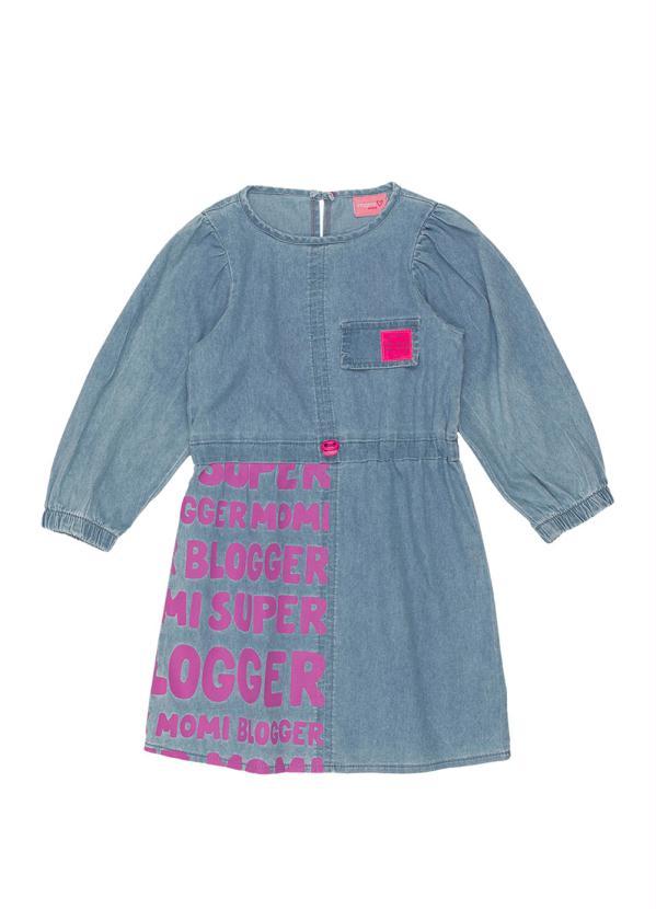 Momi - Vestido Estampado Azul