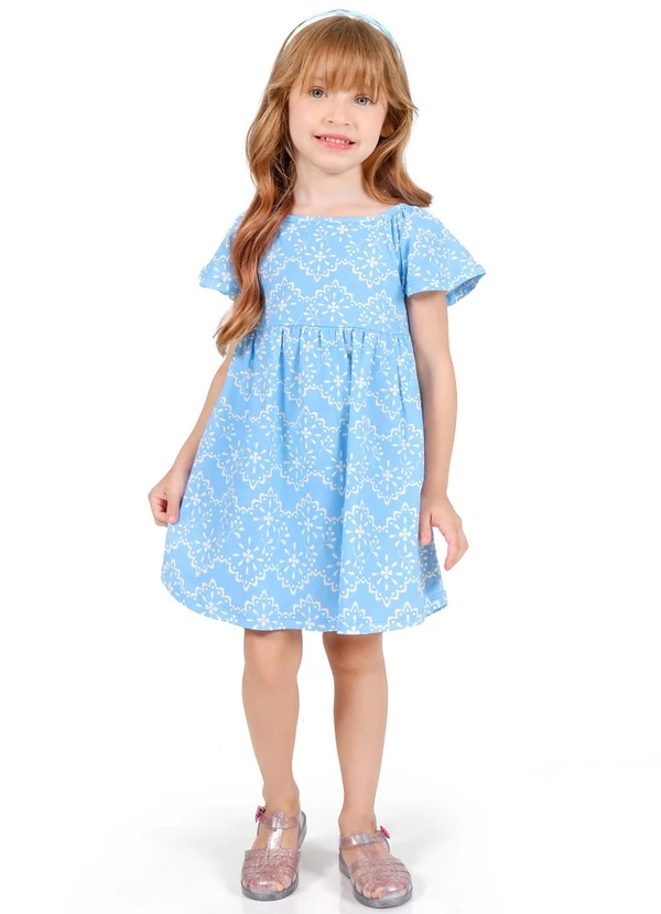 Tink Bink - Vestido Estampado Azul