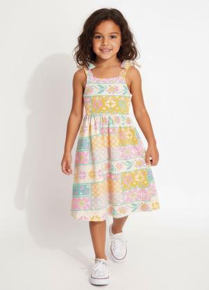 Vestido Estampado (Bege)