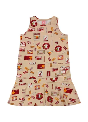 Lilica Ripilica - Vestido Estampado Bege - LILICA RIPILICA