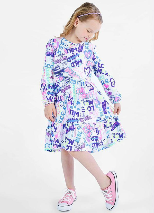 Momi - Vestido Estampado Branco