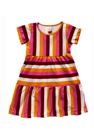 Vestido Estampado Marisol (Laranja) - MARISOL