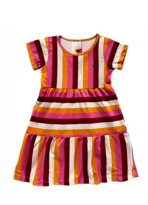Vestido Estampado Marisol (Laranja) - MARISOL