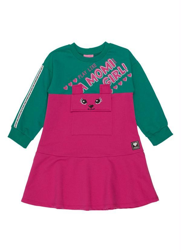Momi - Vestido Estampado Verde
