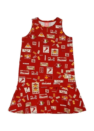 Lilica Ripilica - Vestido Estampado Vermelho - LILICA RIPILICA