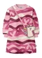 Malwee Kids - Vestido Evasê Corações em Moletinho Rosa Claro - variação: Rosa Claro
