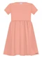 Alakazoo - Vestido Infantil Básico de Mangas Curtas Rosa - variação: Laranja