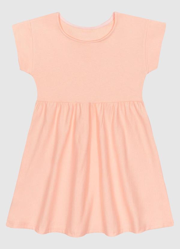 Malwee Kids - Vestido Evasê em Malha Tweed e Jacquard Laranja