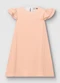 Carinhoso - Vestido Evasê Plissado Azul Pastel - variação: Laranja Pastel
