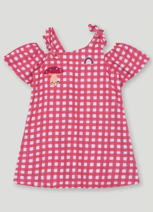 Vestido Fantasia Infantil Três e Já Rosa - TRÊS E JÁ