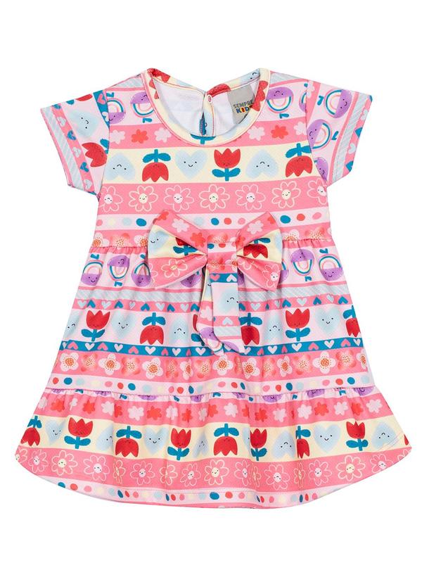 Sempre Kids - Vestido Feminino Alure Sub Milk Shake