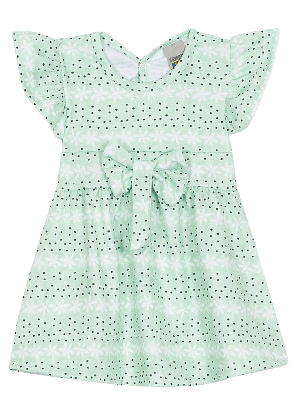 Queima Estoque - Vestido Feminino Alure Sublimado Menta