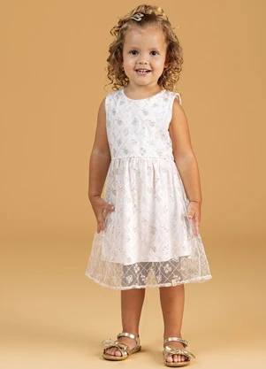 Soft Bonni - Vestido Feminino Branco - SOFT BONNI