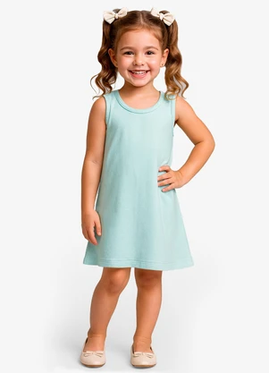 Rovi Kids - Vestido Feminino Infantil Azul - ROVI KIDS