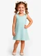 Rovi Kids - Vestido Feminino Infantil Bege - variação: Azul