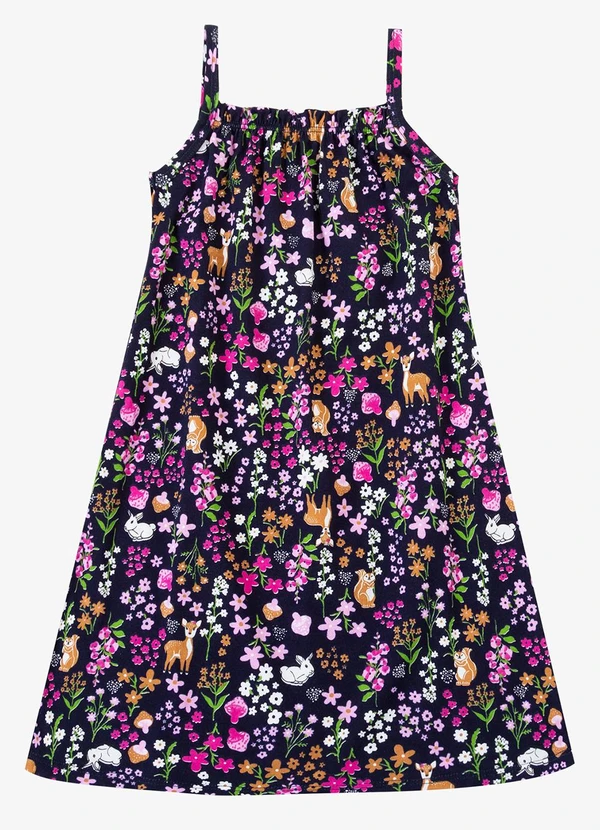 Select - Vestido Feminino Infantil Azul 3