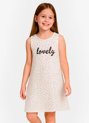 Select - Vestido Feminino Infantil Bege - SELECT