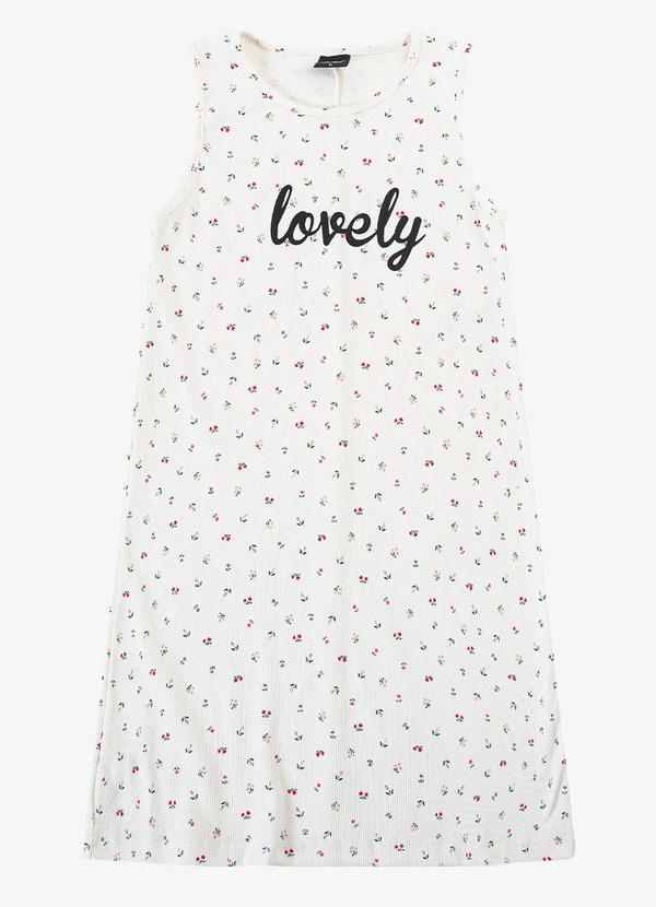 Select - Vestido Feminino Infantil Bege 3