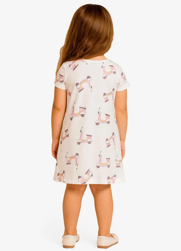 Select - Vestido Feminino Infantil Bege 2