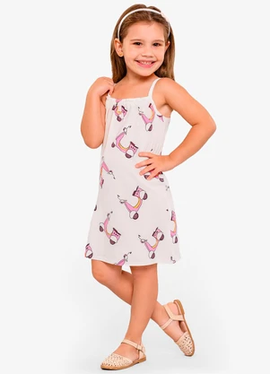 Select - Vestido Feminino Infantil Bege - SELECT