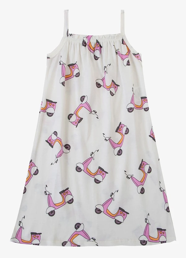 Select - Vestido Feminino Infantil Bege 3