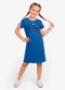 Select - Vestido Feminino Infantil em Molecotton Preto - variação: Azul