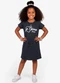 Select - Vestido Feminino Infantil em Molecotton Preto - variação: Cinza