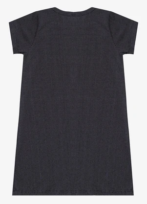 Select - Vestido Feminino Infantil em Molecotton Preto - SELECT