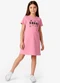 Select - Vestido Feminino Infantil em Molecotton Bege - variação: Rosa