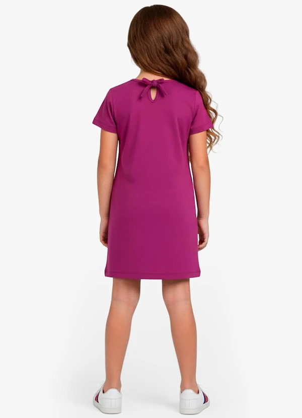 Select - Vestido Feminino Infantil em Molecotton Roxo 2