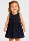 Select - Vestido Feminino Infantil em Viscotorcion Azul - variação: Azul