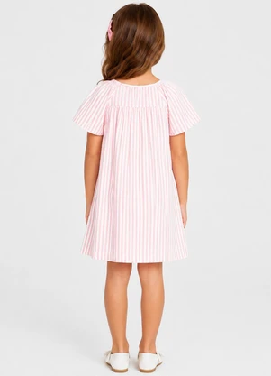 Select - Vestido Feminino Infantil em Viscotorcion Rosa - SELECT