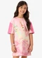 Rovi Kids - Vestido Feminino Infantil Malha Tech Bege - variação: Rosa
