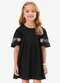 Rovi Kids - Vestido Feminino Infantil Meia Malha Preto - variação: Preto
