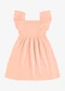 Rovi Kids - Vestido Feminino Infantil Meia Malha Rosa - variação: Rosa