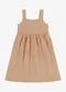 Rovi Kids - Vestido Feminino Infantil Moletom Preto - variação: Marrom