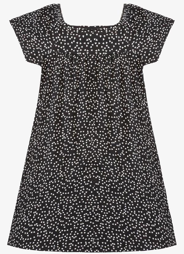 Select - Vestido Feminino Infantil Preto