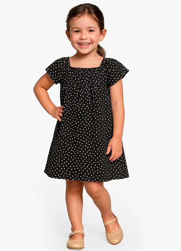 Select - Vestido Feminino Infantil Preto 3