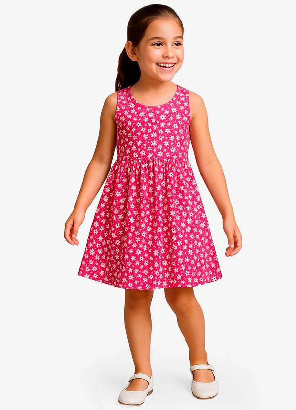 Select - Vestido Feminino Infantil Rosa