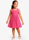 Select - Vestido Feminino Infantil Marrom - variação: Rosa