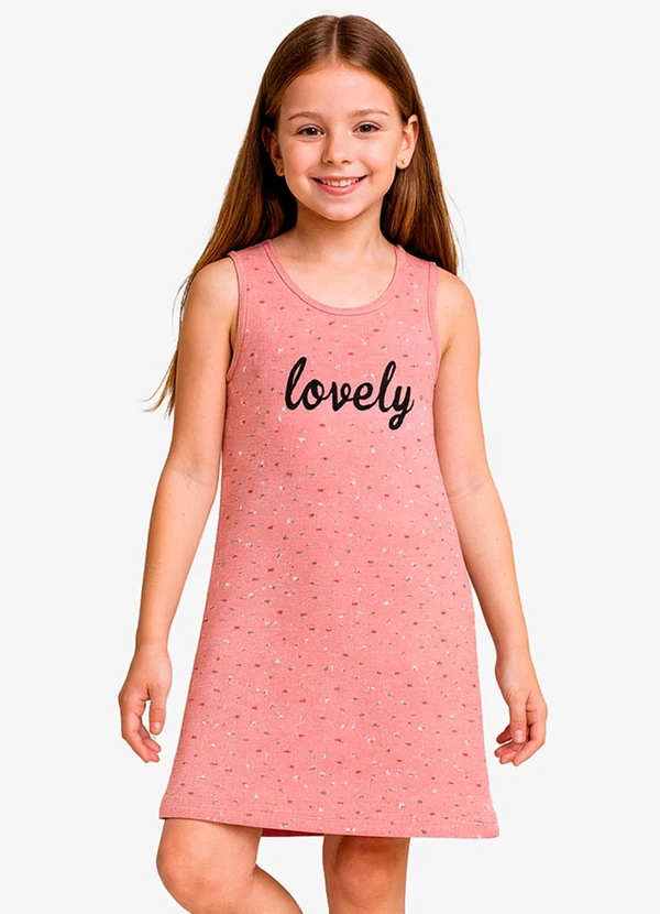 Select - Vestido Feminino Infantil Rosa