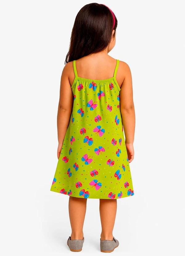 Select - Vestido Feminino Infantil Verde 2