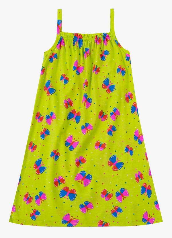 Select - Vestido Feminino Infantil Verde 3