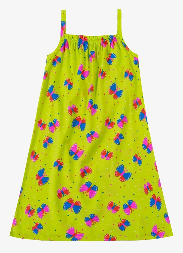 Select - Vestido Feminino Infantil Verde 3