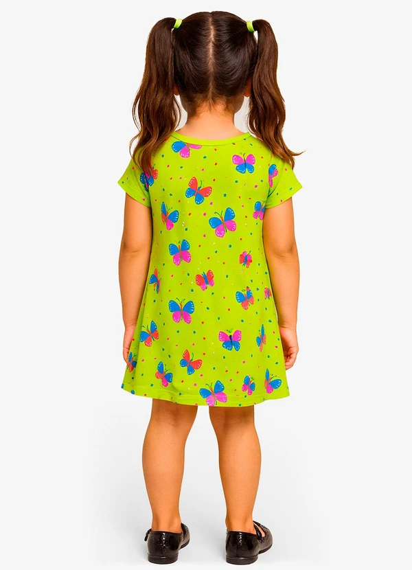 Select - Vestido Feminino Infantil Verde 2