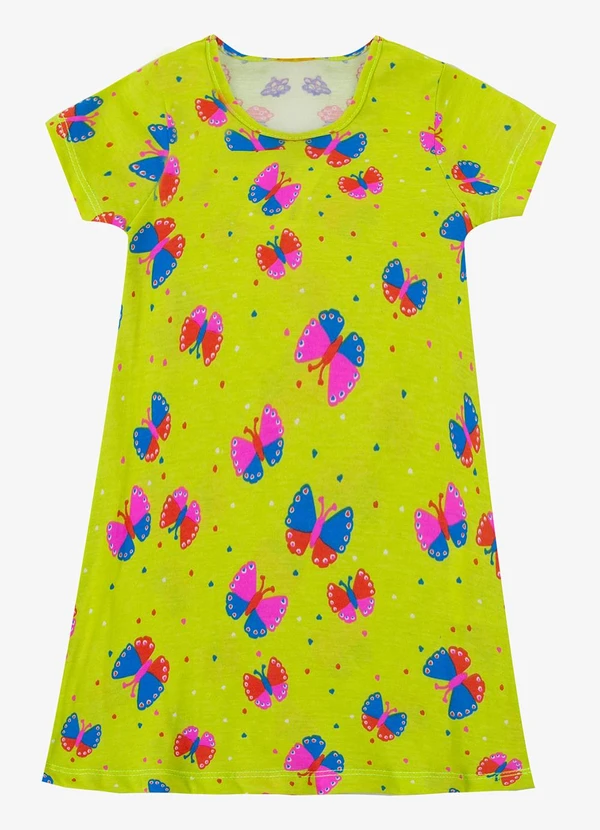 Select - Vestido Feminino Infantil Verde 3