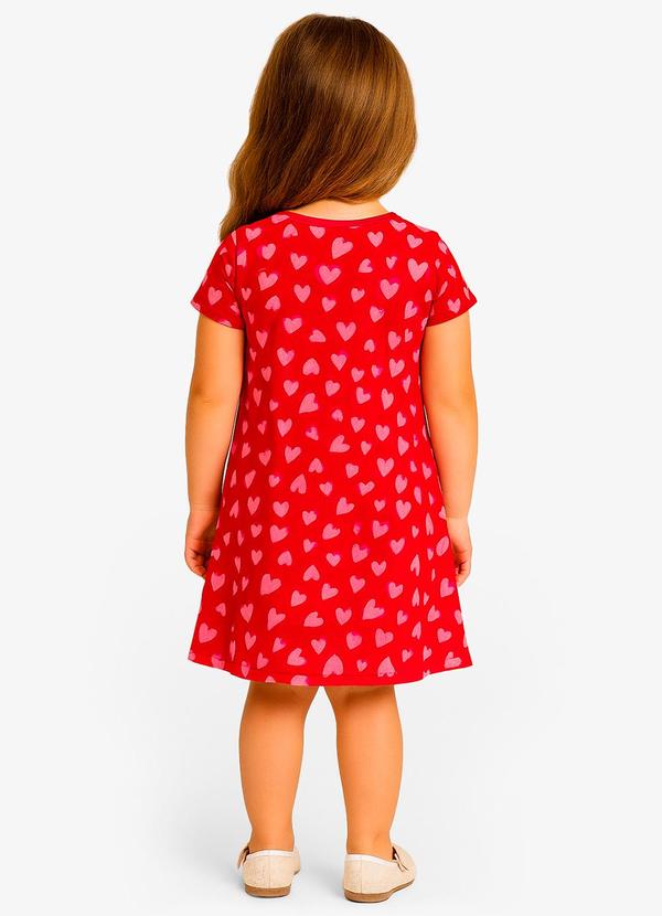 Select - Vestido Feminino Infantil Vermelho 2